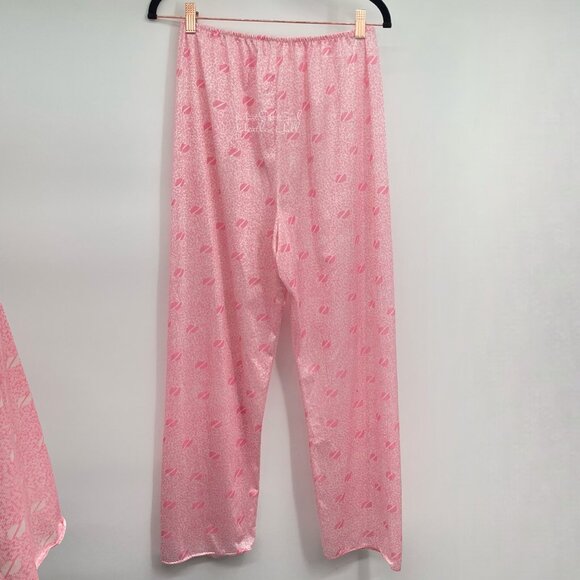 Dara-Jane New York Vintage 1970's Nylon Sleepwear Ensemble Top & Pants Set - Picture 7 of 9
